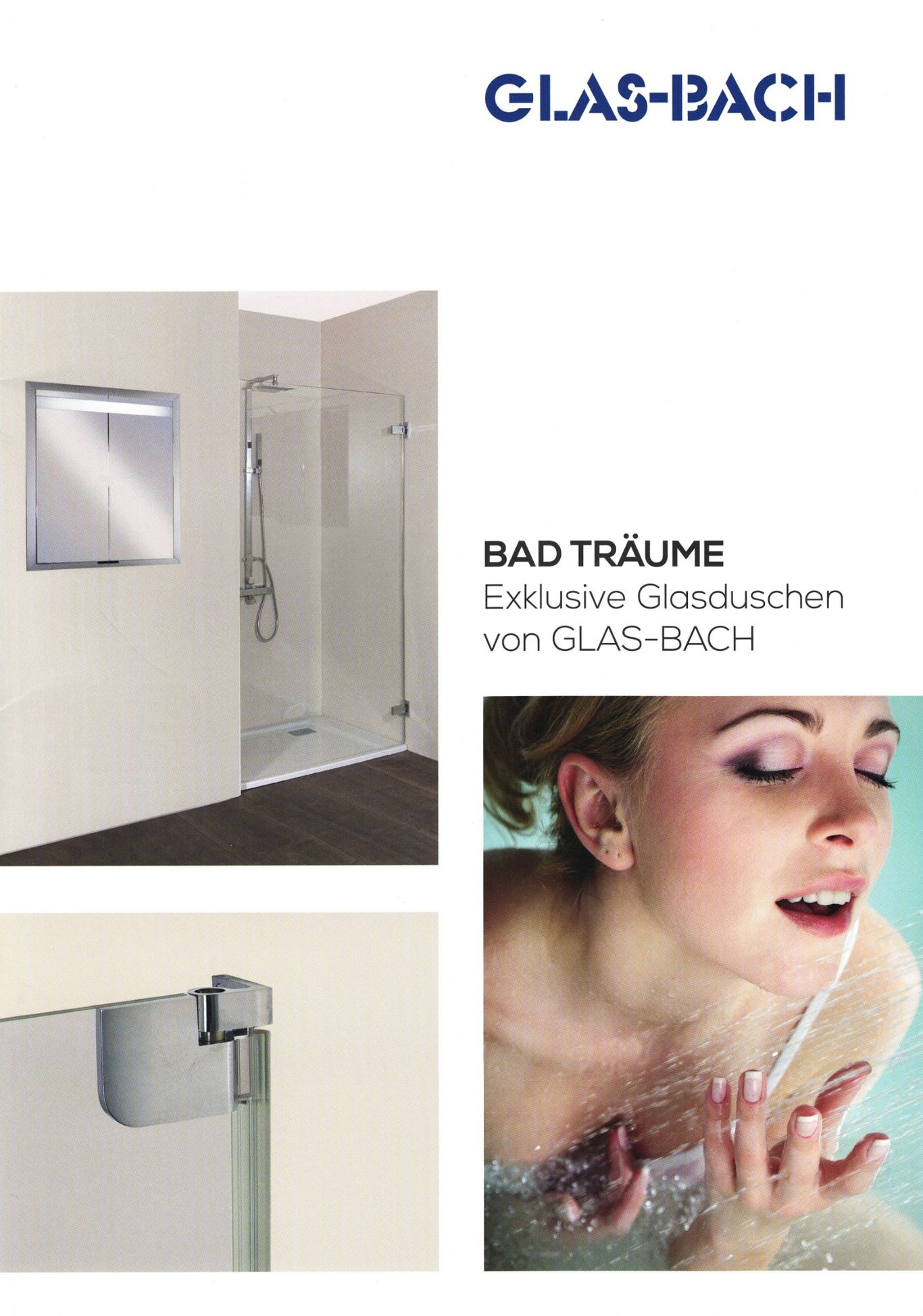 Duschen von Glas Bach